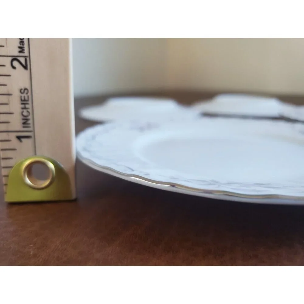 Vintage Gold Standard Genuine Porcelain China Set Of 4 Bread & Butter Plates‎ 6